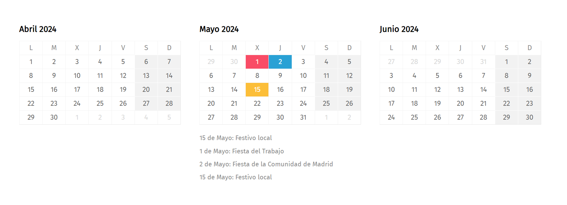 Puente de Mayo, hasta 5 días libres para los madrileños